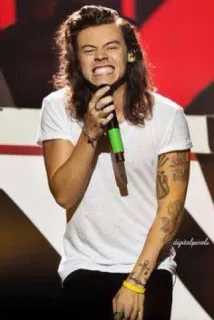 😁 Harry Styles singer, musician, celebrity, pop music, entertainer, performer telegram sticker