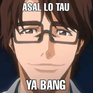 🗿 Sosuke Aizen Bleach ASAL LO TAU
YA BANG Anime, Mangá, Bleach, Sosuke Aizen, Personagem, Engraçado telegram sticker