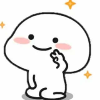 🤞 süß, emoji, cartoon, glitzer, geste telegram sticker
