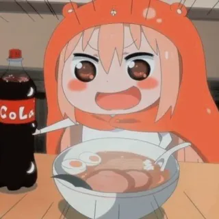 🥤 COLA Anime, Ramen, Coca-Cola, Cola telegram sticker