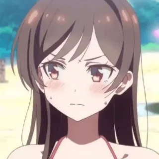 💚 Chizuru Mizuhara Rent-A-Girlfriend anime, girl, character, rent a girlfriend, chizuru mizuhara telegram sticker