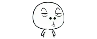 ✨ Cartone animato, Bianco, Faccia, Personaggio telegram sticker