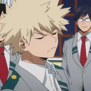 🎭 Bakugo My Hero Academia Anime, My Hero Academia, Bakugo, MHA, Kelas 1-A telegram sticker