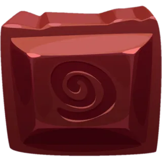 🍫 chocolate, doce, espiral, comida, sobremesa, doce, guloseima telegram sticker