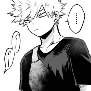 🥢 Bakugo My Hero Academia ...... Anime, Manga, Bakugo, My Hero Academia, Personaje telegram sticker