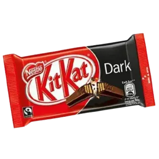 🍫 KitKat Dark 奇巧, 黑巧克力, 糖果, 雀巢, 巧克力棒, 零食 telegram sticker