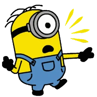 🍋 Minion Cartoon, Minion, Figur, Lustig, Süß telegram sticker