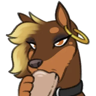 🍆 furry telegram sticker