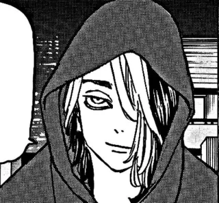 ❤️ anime, manga, hoodie, monochrome, portrait telegram sticker