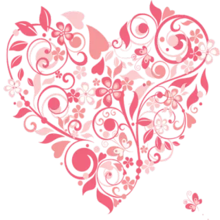 💖 сердце, цветочный, декоративный, розовый, любовь, день святого валентина telegram sticker