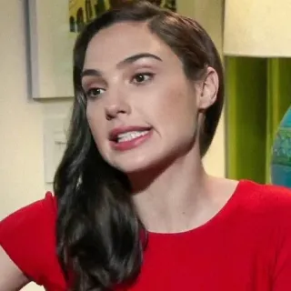 😬 woman, portrait, celebrity, actress, gal gadot telegram sticker
