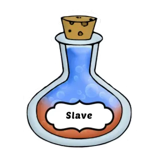 🍹 Slave potion, bottle, fantasy, magic, slave telegram sticker