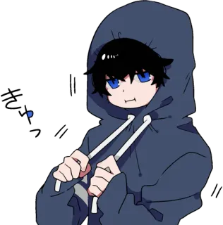 😐 きゅっ Anime, Manga, Hoạt hình, Dễ thương, Kawaii, Nhật Bản telegram sticker