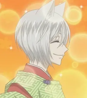 🦊 Tomoe Kamisama Kiss anime, manga, fox spirit, character, Tomoe, Kamisama Kiss telegram sticker