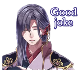 😄 Good joke anime, sticker, joke, humor, character, expression telegram sticker