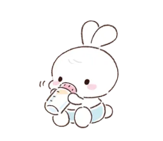 Bunny nya @NYAWRWAR whatsapp stickers