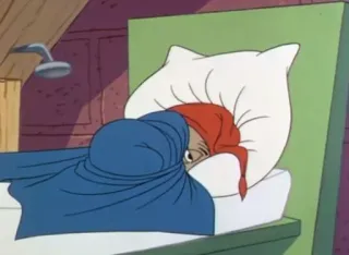 😴 sono, cama, desenho animado, personagem, animação telegram sticker