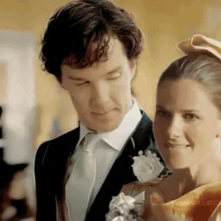 🔎 Sherlock Holmes Sherlock benedict cumberbatch, sherlock, mariage, drame, série tv whatsapp sticker