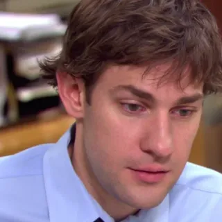 🗞 Jim Halpert The Office the office, jim, halpert, serie, comedy telegram sticker