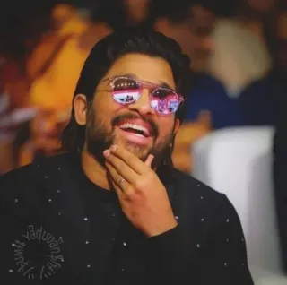 🤣 Allu Arjun actor, indio, gafas de sol, hombre, celebridad telegram sticker