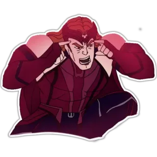 😍 Magneto méchant, X-Men, Marvel, mutant, super-héros, pouvoirs telegram sticker