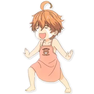 😭 KUWABEAR Post-House Anime, Charakter, Süß, Schürze, Kuwabär telegram sticker