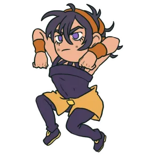 😤 Narancia Ghirga JoJo's Bizarre Adventure narancia, jojo, animé, manga, personnage telegram sticker