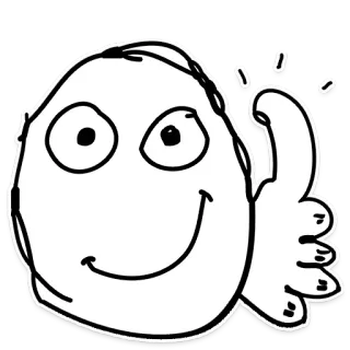 👍 มีม, โทรลเฟซ, อินเทอร์เน็ต, ตลก, อารมณ์ขัน telegram sticker