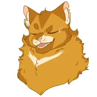 😏 Katze, Tier, Haustier, Aufkleber, lächelnd, Cartoon telegram sticker