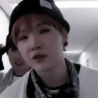 🧁 Suga Suga, BTS, K-pop, Min Yoongi, piosenkarz, muzyka telegram sticker