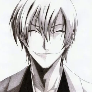 🐍 Anime, Manga, Zeichnung, Illustration, Lächeln telegram sticker