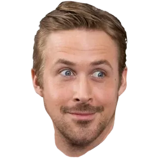 😲 Ryan Gosling acteur, man, gezicht, portret, beroemdheid whatsapp sticker