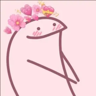 ♥️ cute, pink, heart, flower, kawaii, happy whatsapp sticker