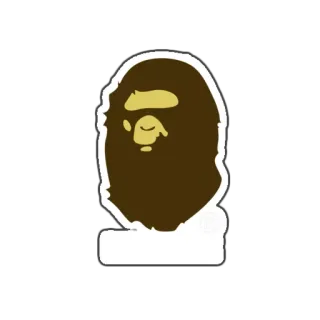 💢 kera, stiker, cokelat, wajah, ikon telegram sticker