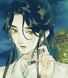 ☺️ КУСОЧЕК ЧЕРЕПИЦЫ telegram sticker