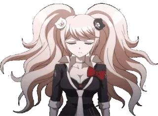 🤔 Junko Enoshima Danganronpa Anime, Charakter, Pinke Haare, Junko, Danganronpa whatsapp sticker