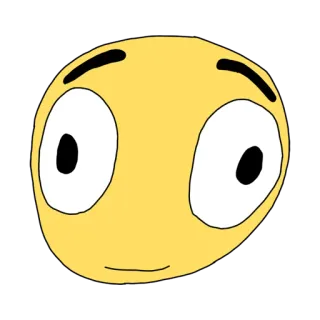 😧 Emoji, Rosto, Expressão, Desenho animado, Amarelo whatsapp sticker