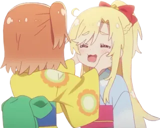 😀 アニメ, かわいい, 子供, 友情, 漫画, 幸せ telegram sticker