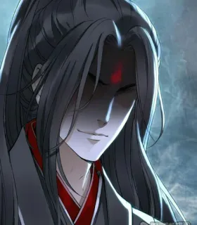 🤬 Anime, Cười đểu, Đàn ông, Tối, Tóc telegram sticker