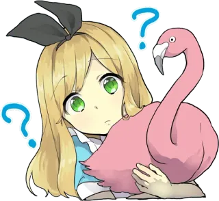 Pom's Alice ENG :: @line_stickers telegram stickers
