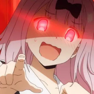 😡 Chika Fujiwara Kaguya-sama: Love Is War anime, chika, fujiwara, kaguya-sama, love is war, cartoon, kawaii whatsapp sticker
