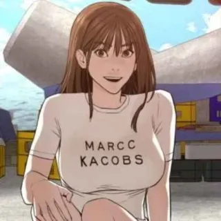 🌸 MARCC KACOBS mode, t-shirt, parodie, humor telegram sticker
