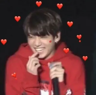 ❤️ kpop, singer, heart, cute, smile, idol telegram sticker