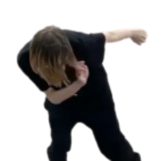 🤟 dab, person, pose, dance, gesture whatsapp sticker