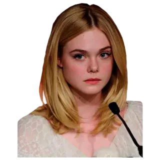 😐 ritratto, donna, bionda, attrice, celebrità, viso telegram sticker