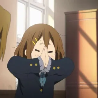 🙏 Anime, Estudante, Desenho animado, Menina, Fofo, Paz, Amizade telegram sticker