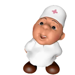 👨⚕️ verpleegkundige, dokter, medisch, gezondheidszorg, cartoon, personage whatsapp sticker