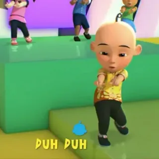 👼 DUH DUH Kartun, Tari, Karakter, Lucu, Animasi telegram sticker