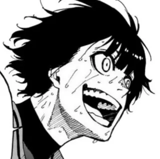 😈 anime, manga, soccer, sport, excited, sweat whatsapp sticker