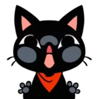 😝 gato, desenho animado, animal, fofo telegram sticker